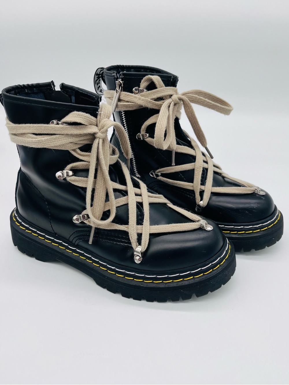 Doc Dr Martens x Rick Owens 1460 Bex Leather Lace-Up Boot US Size 6M/EU 37